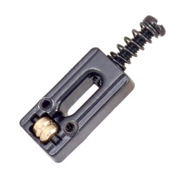 NUOYAQI 6 Pcs Electric Guitar Tremolo Bridge 6 String Guitar Bridge Roller Saddles Electric Guitar Replacement Parts, as the pic show, Silver