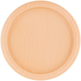 Bidoor PP-637 Wood Grain Mass Production Round Spruce, Large Size, 4 Pieces