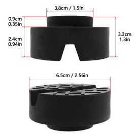 Aoyswuz Pack of 2 Car Jack Rubber Pad Load Capacity 3 Tonnes Rubber Car Jack Pad Car Jack Pads for Trolley Jack and Lifting Platforms Trolley Jack