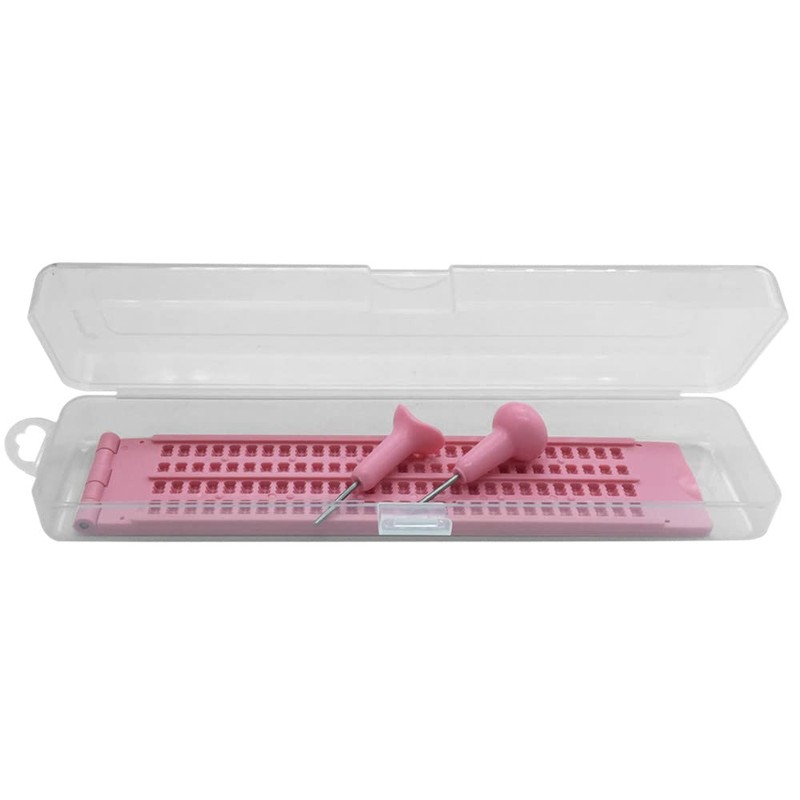 Small Portable Braille Device, Practice (Small), 4 Lines x 28