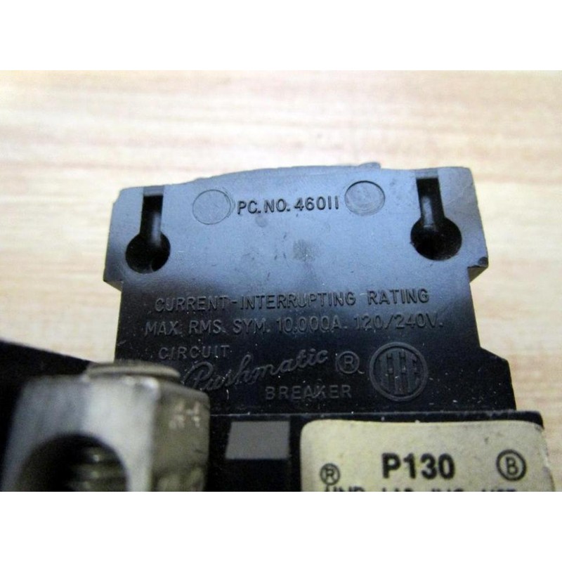 1- P130 Siemens Pushmatic Bulldog ITE- P Frame, 1 Pole,