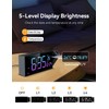 Netzu Projection Clock for Bedroom Ceiling, Alarm Clocks with 180°