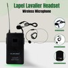 MUSYSIC U2HL 2-Channel Professional UHF Handheld & Lapel/Lavalier & Headset