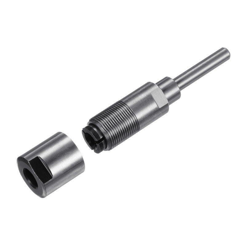 sourcing map Router Collet Extension Rod Converter Adapter 6.35mm to
