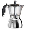 DITOSH 430 Stainless Steel Base Stovetop Espresso Maker Transparent Moka