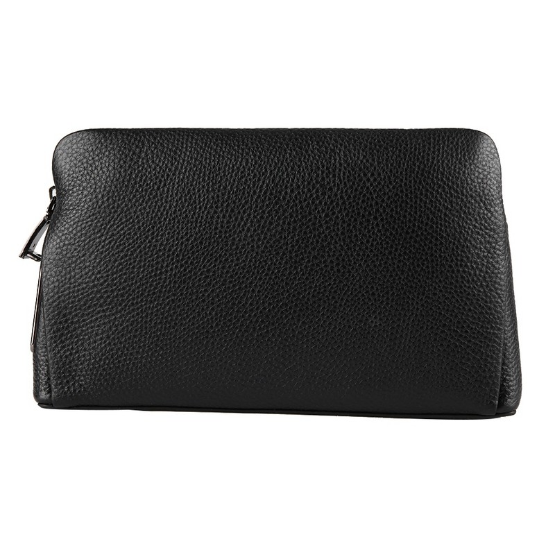 Fipilock FL-V1 Men Zipper Leather Wallet Smart Fingerprint Security Anti