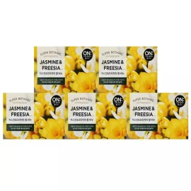Super Bokanic 온더바디비누80g-5개(수퍼보카닉 쟈스민프리지아향) On The Body Soap 80g - 5 Pieces (Super Bokanic Jasmine Freesia Scent)