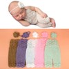 Newborn Baby Photo Props Headdress Rompers Set for Girls Photography