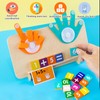 Wooden Maths Toy Counting Learning for Children, Educational Calculation Game