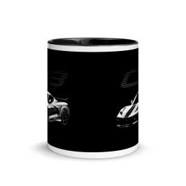 Racing Roots Mid Engine 8th Gen C8 Corvette Owner Gift Mug with Color Inside