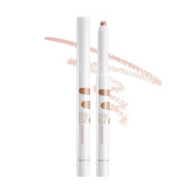 I'mmeme Korean Cosmetics Eye Shadow Stick Shadow Glitter Single Color Shadow Teardrop Bag Glitter Shadow Carrying Travel Stick Shadow Shimmer (Peach Coronet)