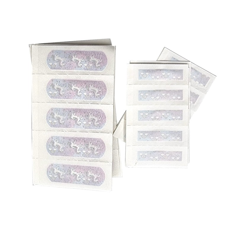 60 Individually Wrapped Children’s Unicorn Plasters – Breathable, Flexible and