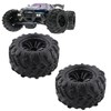 RC Tire, 2Pcs 85mm Hex RC Car Tire Wear Resistant