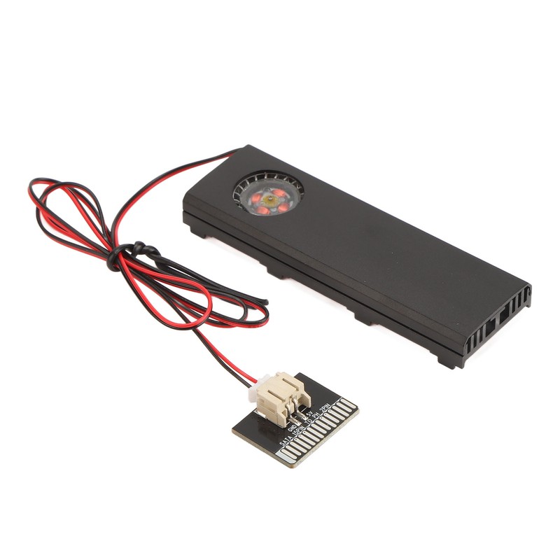 M.2 NGFF NVME SSD Heatsink Quadruple Heat Dissipation 5V Fan