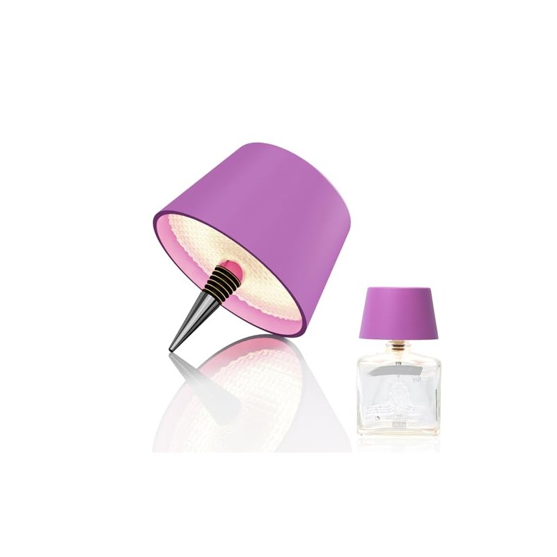 MU LIN Aurora LED Bottle Lamp Attachment for Bottles, Touch