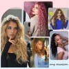 MLETULIPS Curly Crochet Braiding Hair Extensions Deep Wave Braiding Hair