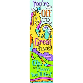 Eureka Dr. Seuss Oh the Places Vertical Banner