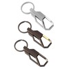 Pack of 3 Metal Keychains, Fashionable and Simple Keychains, Car