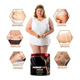Crema Quema Grasa Reductora Cintura Reafirmarte 300gr Power Hot