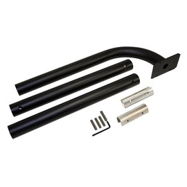 Mighty Mule Keypad and Goose Neck Mounting Post Kit, Weatherproof Post and Driveway Keypad, Backlit for Convenience, Made for Mighty Mule Gate Opener, Black, FM137-PED