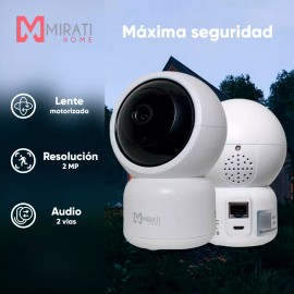 Mirati Home Camara Mirati Inalambrica 2mp Full Hd Lente 3.6mm Micro Sd