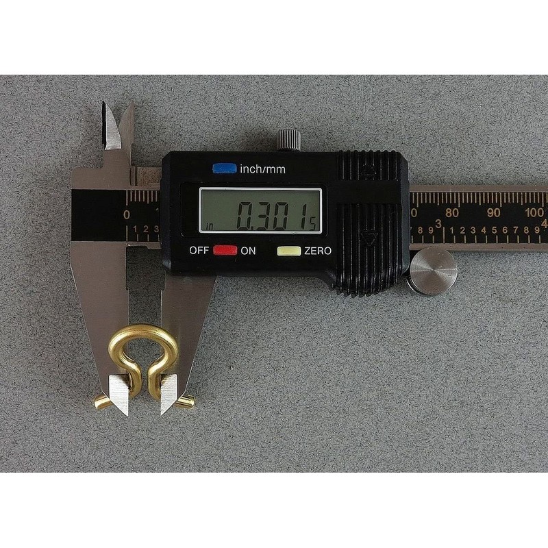 River Guide Supply 20 Brass Downrigger Mold Eyes - Eyelets