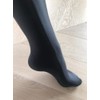 Miss O Wetlook Open Tights, black