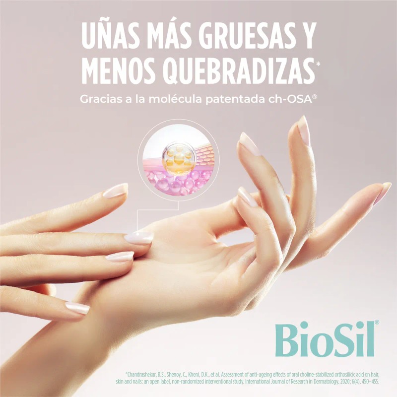 Biosil 2 Frascos Genera Colgeno Piel Cabello Huesos Ahorra Sin