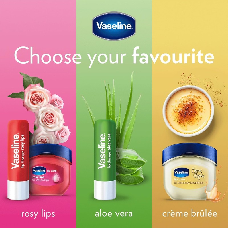 Vaseline - 2 Pack Bálsamo para Labios Mini Tarro HIDRATACIÓN