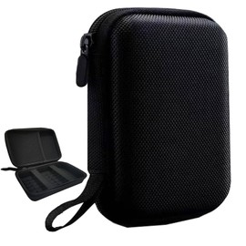 6 Inch GPS Case Hard Shell GPS Bag Portable Carrying Case Waterproof Shockproof GPS Protective Pouch for 5-6 Inch GPS Navigator Garmin Zumo XT2 Garmin Nuvi 66LM 65 64 2659LM 2699LMT-D Cables (Black)