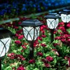 GIGALUMI Solar Lights Outdoor Waterproof, 6 Pack LED Solar Garden