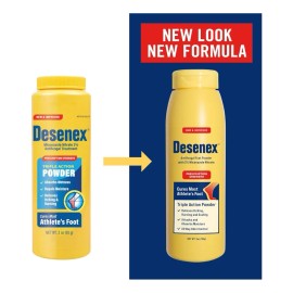 2 Pack Polvo Antifúngico Desenex Pie Atleta Comezón Ardor
