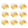 50 Pcs Plastic Single Individual Cupcake Container Mooncake Muffin Dome