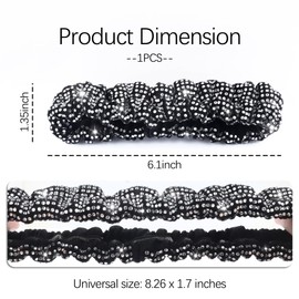 Bling Rear View Mirror Cover with Crystal Rhinestones,Fluffy Car Mirror Cover Car Decor for Women,Universal Rear View Mirror Accessories for Most Cars,SUVs,Trucks (White Diamond)