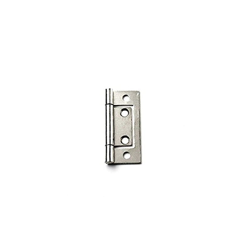 Merriway BH03825 (2 Pcs) Bright Zinc Plated Flush Door Cupboard
