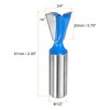 sourcing map 2pcs Dovetail Router Bit 3/4" Diameter 1/2" Shank