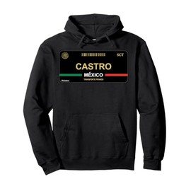 Apellido Castro License Plate Family Last name Castro Pullover Hoodie