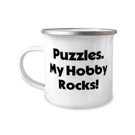 Sarcasm Puzzles Gifts, Puzzles. My Hobby Rocks!, Birthday 12oz Camper Mug For Puzzles, Crazy puzzles, Puzzles for adults, Puzzles for, Fun puzzles, Hard puzzles, Easy puzzles, Brainteasers, Logic