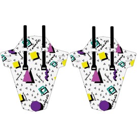 ENLEE 2PCS Mountain Bike Fenders Mud Guard, MTB Fenders Bicycle Mudguard-Protect You from Mud and Water Spray (Purple)