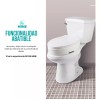SuperConfort Incremento Wc Abatible, Elevador Para Inodoro | 9 Cm