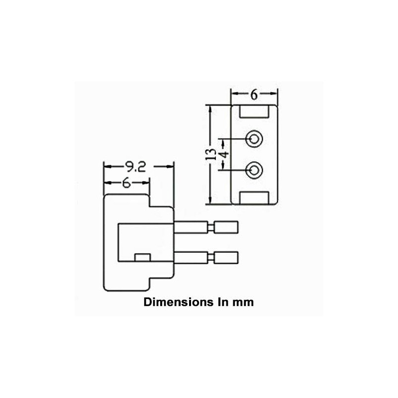 888 Corp (1 Piece) LVS18 Premium Quality Halogen Lamp Socket