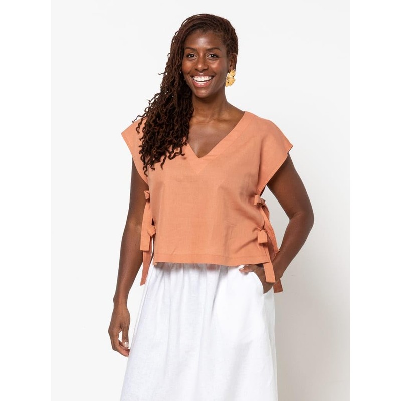 Style Arc Sewing Pattern - Rumi Woven Top (Sizes 10-22)