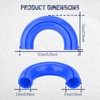 GLOBLED 2 PCS Tow Hooks Covers Hitch Cover Fits for