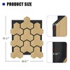 4 PCS Sound Absorbing Panels, Wood Soundproof Wall Panels, Decorative