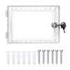 AC Thermostat Lock Box Cover Thermostat Guard with Lock,Universal Thermostat