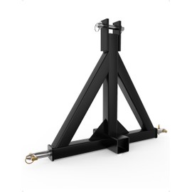 KYBOLT 3 Point 2" Trailer Hitch Receiver Heavy-Duty for Category 1 Tractors Compatible with Kubota, BX, LM25H, WLM Tractor, NorTrac, Yanmar, Kioti, Cat