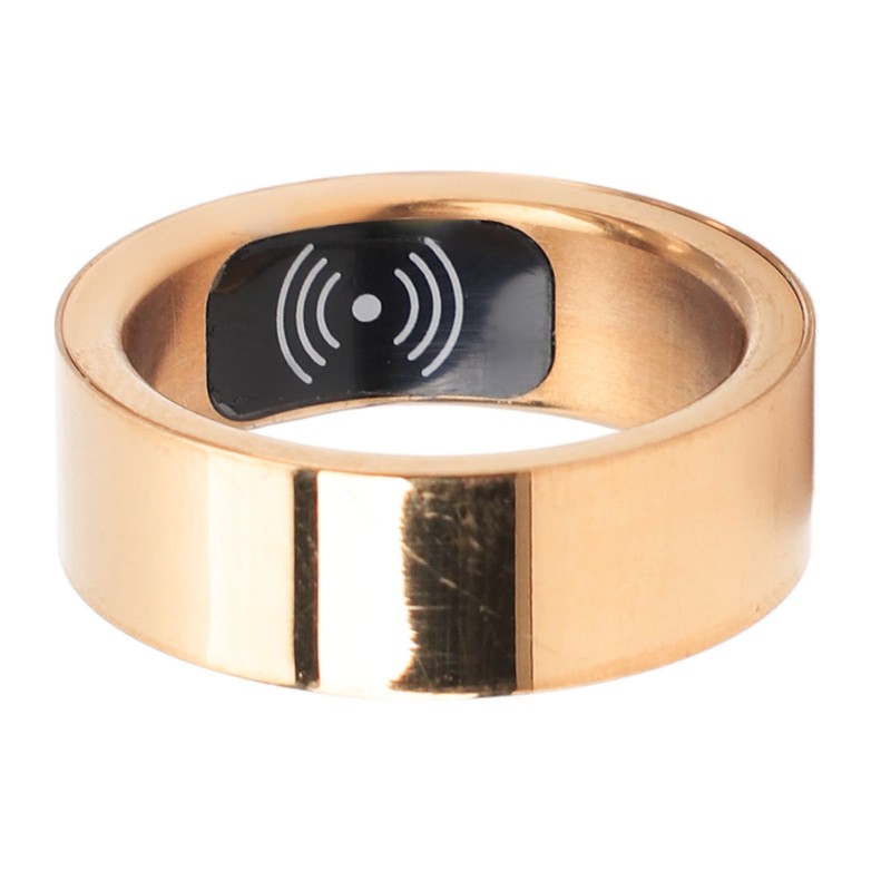 Bluetooth 5.0 Smart Health Ring IP68 Waterproof Stainless Steel Multifunctional