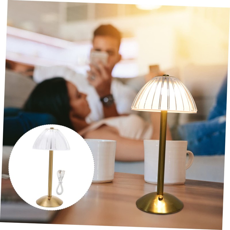 Operitacx Modern Led Desk Lamp Retro Table Lamp Touch Sensor