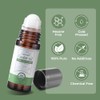Aceite De Ricino En Roll-On Para Rostro, Ojos, Cabello, Cuero