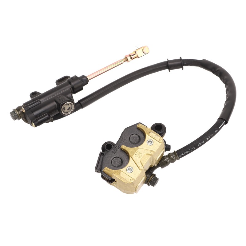 Hydraulic Rear Disc Brake Caliper System With Brake Pads Replacement